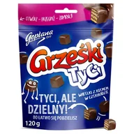 Ciastka - Goplana Wafle Grześki w deserowej czek. Tyci 120g CTYC.1095 - miniaturka - grafika 1