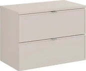 Szafki łazienkowe - Szafka pod umywalkę nablatową BELLA CASHMERE 82-80-2S z blatem 80 cm kaszmir COMAD - miniaturka - grafika 1