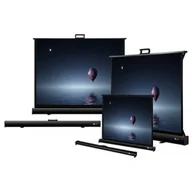 Ekrany projekcyjne - DELUXX mobilny stołowy ekran Advanced Table-Stand-U 122 x 92 cm biały mat polaro - miniaturka - grafika 1