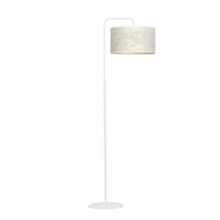 Emibig BRODDI LP1 WH MARBEL WHITE lampa podłogowa abażury nowoczesna 1049/LP1 - Lampy stojące - miniaturka - grafika 1