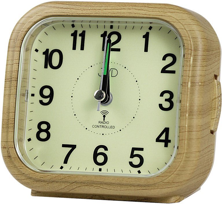 JVD Budzik RB1603.2 11 cm sterowany radiowo drzemka podświetlenie .
