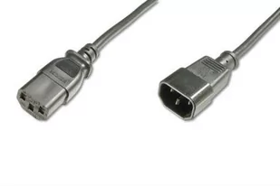 Digitus Kabel zasilający Typ IEC C14/IEC C13 M/Ż czarny 1.2m AK-440201-012-S - Kable komputerowe i do monitorów - miniaturka - grafika 1