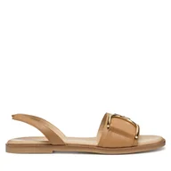 Sandały damskie - Sandały Geox D Naileen D35SDA 000TU C5000 Beżowy - miniaturka - grafika 1