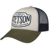 Czapki i chusty sportowe męskie - Czapka Trucker American Heritage 1865 by Stetson, oliwkowy, One Size - miniaturka - grafika 1