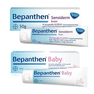 Bepanthen Baby, 100G + Bepanthen Sensiderm, 50G - Kremy dla dzieci - miniaturka - grafika 1