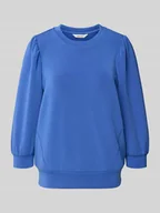 Bluzy damskie - Bluza o kroju regular fit z efektem scuby model ‘TENNY’ - miniaturka - grafika 1