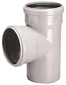 Łączniki, trójniki, kształtki - Wavin Trójnik HT/PP 32x32x32/88 biały sanitarny - miniaturka - grafika 1