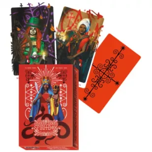 Voodoo Tarot, zestaw kart i książki - Ezoteryka Voodoo Tarot, zestaw kart i książki - Ezoteryka - miniaturka - grafika 1