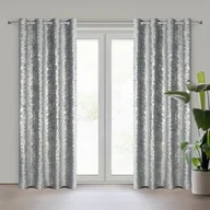 Zasłony - Zasłona gotowa na przelotkach Doris 140 x 250 cm szary - miniaturka - grafika 1