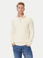 Swetry męskie - Gant Sweter 8030256 Écru Regular Fit - miniaturka - grafika 1