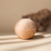Kosmetyki do kąpieli - Laboratorium Dobrego Nastroju, Kula Do Kąpieli: Pomarańcza-Wanilia - miniaturka - grafika 1