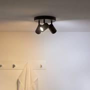 Lampy pozostałe - WiZ spot sufitowy LED Imageo 3-pkt. okrągły czarny - miniaturka - grafika 1