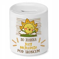 Skarbonki - Skarbonka Dla Joanny Asi Urodziny Idealny Prezent z Nadrukiem ze Zdjęciem - miniaturka - grafika 1