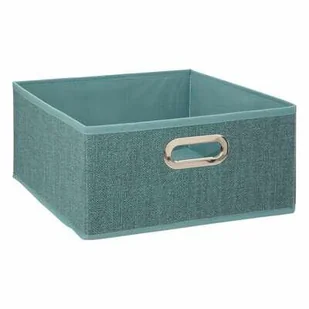 Pudełko do regału 31x15cm gładkie niebieskie - Pudła i pojemniki do przechowywania - miniaturka - grafika 1