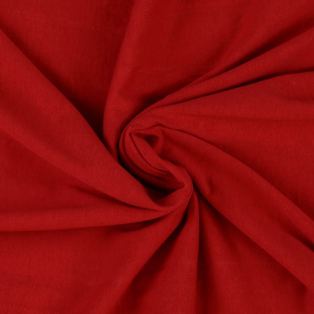 Prześcieradło Jersey na łóżko podwójne 200x200cm czerwone