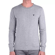 Swetry męskie - KAPORAL Sweter męski, szary (M Grey), XL - miniaturka - grafika 1