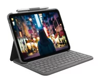 Etui do tabletów - Etui z klawiaturą Slim Folio do iPada 10-tej generacji UK szare - miniaturka - grafika 1