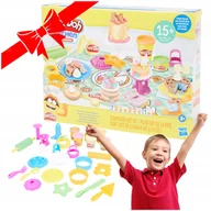 Masy plastyczne - PLAYDOH KUCHENNE WYPIEKI BABKA CIASTECZKA DESERY CIASTOLINA DLA DZIECI - miniaturka - grafika 1