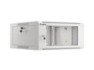 Szafy rack - Szafa instalacyjna lanberg rack wisząca 19" 4u 600 drzwi szklane szara (złożona) WAFA-5604-10S - miniaturka - grafika 1