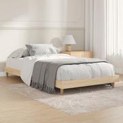 Łóżka - Rama łóżka, dąb sonoma, 90x200 cm, materiał drewnopochodny Lumarko! - miniaturka - grafika 1