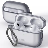 Akcesoria do słuchawek - Etui na słuchawki TECH-PROTECT Magmat do Apple Airpods Pro 1/2 Szary - miniaturka - grafika 1