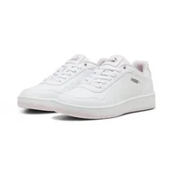 Buty trekkingowe damskie - Sneakersy Court Classy PUMA White Whisp Of Pink Silver Gray - miniaturka - grafika 1