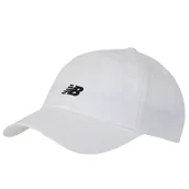 Czapki i chusty sportowe męskie - Czapka New Balance LAH51009WT - biała - miniaturka - grafika 1