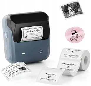 Drukarka termiczna etykiet samoprzylepnych Niimbot B31 aplikacja Bluetooth - Drukarki kart i etykiet Drukarka termiczna etykiet samoprzylepnych Niimbot B31 aplikacja Bluetooth - Drukarki kart i etykiet - miniaturka - grafika 1