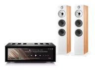Zestawy stereo - Rose RS520 (czarny) + 603 S2 (dąb) - miniaturka - grafika 1