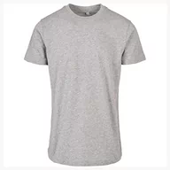 Koszulki męskie - Build Your Brand Męski t-shirt Basic Round Neck, klasyczny krój dostępny w wielu kolorach, rozmiary XS-5XL, szary (Heather Grey), 3XL - miniaturka - grafika 1