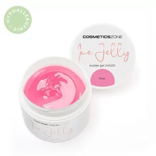 Cosmetics Zone Żel Uv Led Pink Przezroczysty 15ML - Żele do paznokci - miniaturka - grafika 1