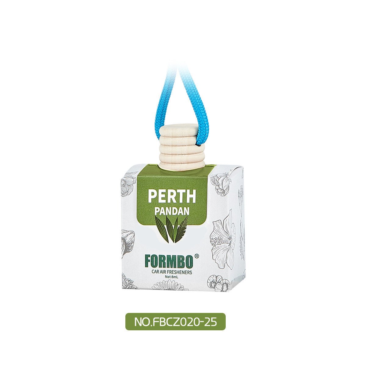 FORMBO Perth Pandan –zapach do samochodu 8ml,egzotyczna zawieszka pandanowa