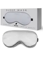 Akcesoria turystyczne - Jedwabna opaska maska na oczy Waya Silk - grey - miniaturka - grafika 1