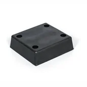 Wyposażenie miejsc publicznych - Odbój gumowy do ramp, 300 x 330 x 100 mm - miniaturka - grafika 1