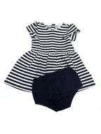 Sukienki - RALPH LAUREN SUKIENKA DZIEWCZĘCA W PASKI Z MAJTKAMI 66 KTB - miniaturka - grafika 1