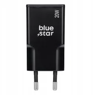 Ładowarki do telefonów - Ładowarka Blue Star Ładowarka sieciowa do telefonu Slim GaN 1x Typ C QC4.0 PD 3A 20W TFK-SC-20WPD czarna - miniaturka - grafika 1