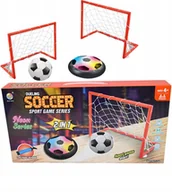 Piłki dla dzieci - LATAJĄCA PIŁKA LED HOVER BALL ZESTAW DO GRY PIŁKA NOŻNA 2x BRAMKA 2x PIŁKA - miniaturka - grafika 1