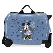 Walizki - Disney Minnie Style Walizka dziecięca Niebieski 50x39x20 cms Twarde ABS Zamknięcie szyfrowe boczne 34L 1,8 kg 4 koła Bagaż ręczny, niebieski, Maleta Infantil, walizka dziecięca - miniaturka - grafika 1