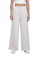 Spodnie damskie - Urban Classics Damskie spodnie treningowe Straight Pin Tuck Sweat Pants, Softlilac, M - miniaturka - grafika 1