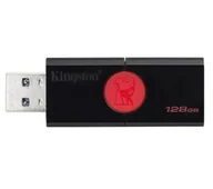 Pendrive - Kingston DataTraveler 106 128GB USB 3.1 Czarno-czerwony - miniaturka - grafika 1