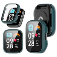 Akcesoria do smartwatchy - Etui 2w1 + szkło Vanfone do Xiaomi Redmi Watch 3 Active, zielone - miniaturka - grafika 1