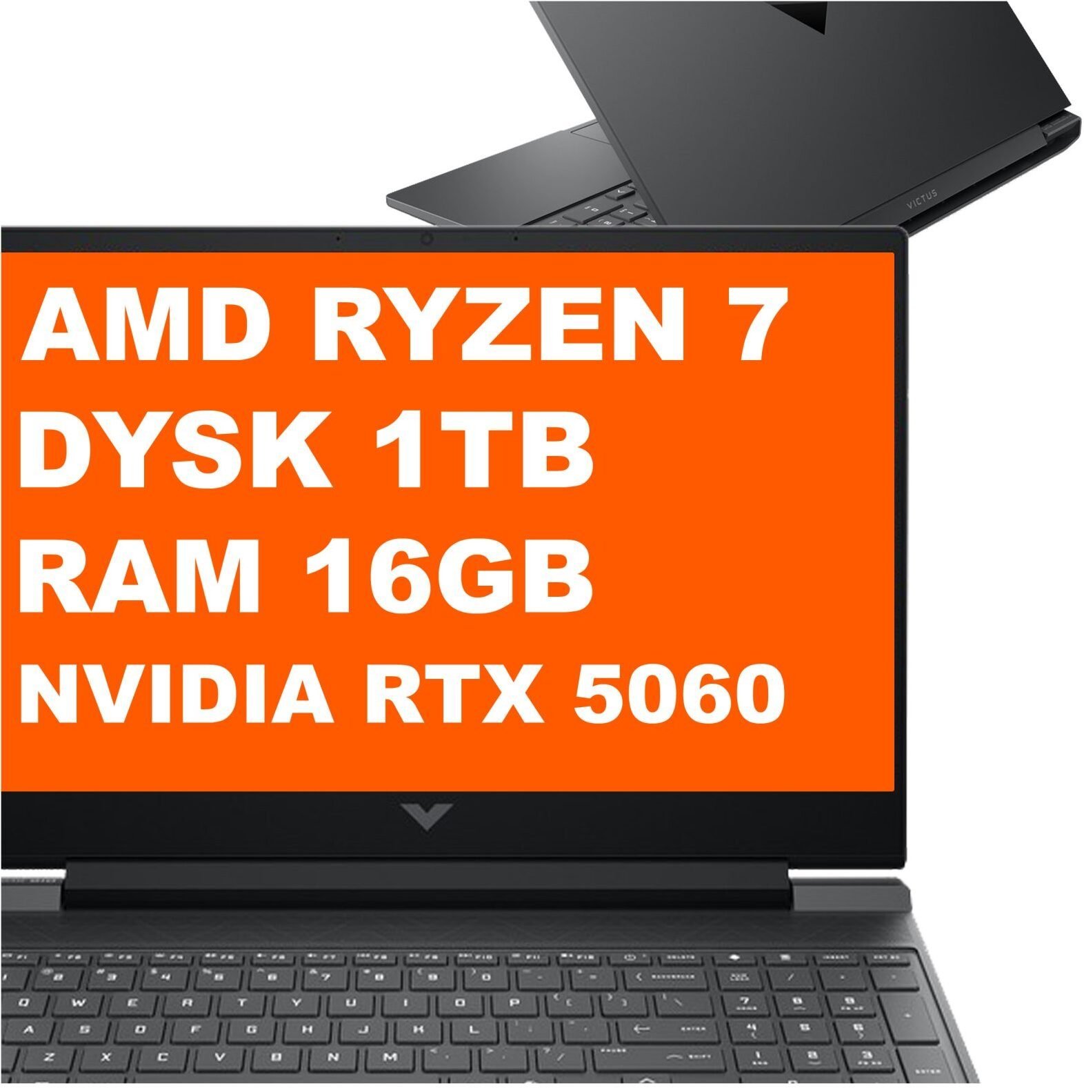 HP Victus 15-fb3000ni / BP5Q3EA / Ryzen 7 AI / 16GB / 1TB / RTX 5060 / 15,6