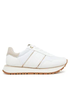 Tommy Hilfiger Sneakersy Low Cut Lace T3A9-33758-1695 S Biały - Buty dla dziewczynek - miniaturka - grafika 1