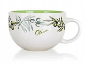 Kubki - Banquet Kubek jumbo z ceramiki Olives 660 ml - miniaturka - grafika 1