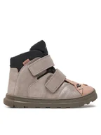 Buty dla dziewczynek - Mrugała Trzewiki Andy 6380/4-84 Srebrny - miniaturka - grafika 1