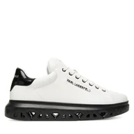 Sneakersy męskie - Sneakersy KARL LAGERFELD KL54519A Biały - miniaturka - grafika 1