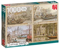 Puzzle - Jumbo Puzzle 1000 PC Pieck Łodzie kanałowe G3 - miniaturka - grafika 1