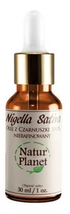NATUR PLANET NATUR PLANET Olej z czarnuszki 30 ml 3215891 - Olejki do ciała i włosów - miniaturka - grafika 1
