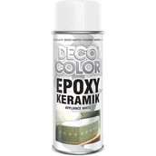 Farby wewnętrzne - Lakier do zaprawek Epoxy Keramik Ral 9016 0,4 l DECO COLOR - miniaturka - grafika 1