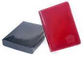Etui na dokumenty i karty - skórzane etui na karty dokumenty STEFANIA 030W 030W - miniaturka - grafika 1